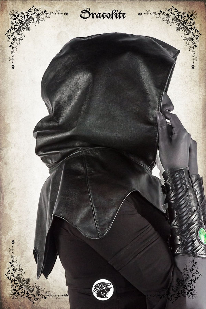Leather Hunter Hood