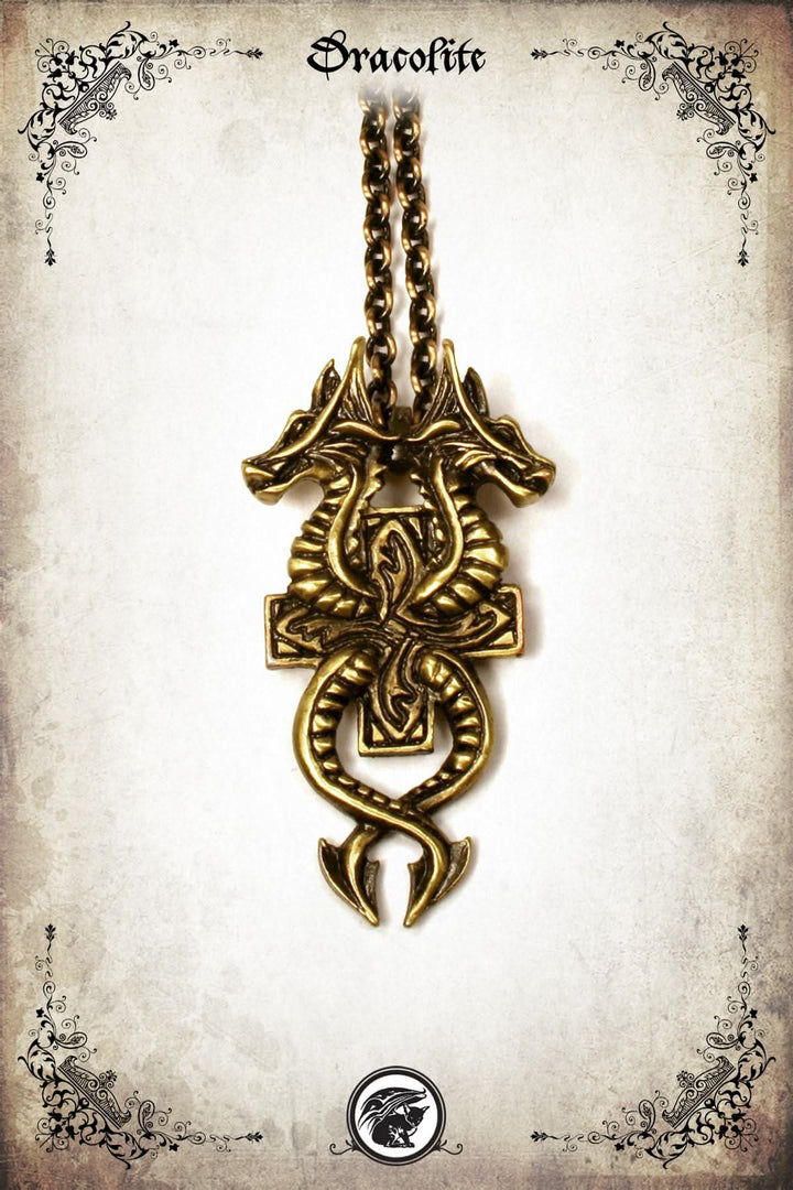 Double Dragon Pendant