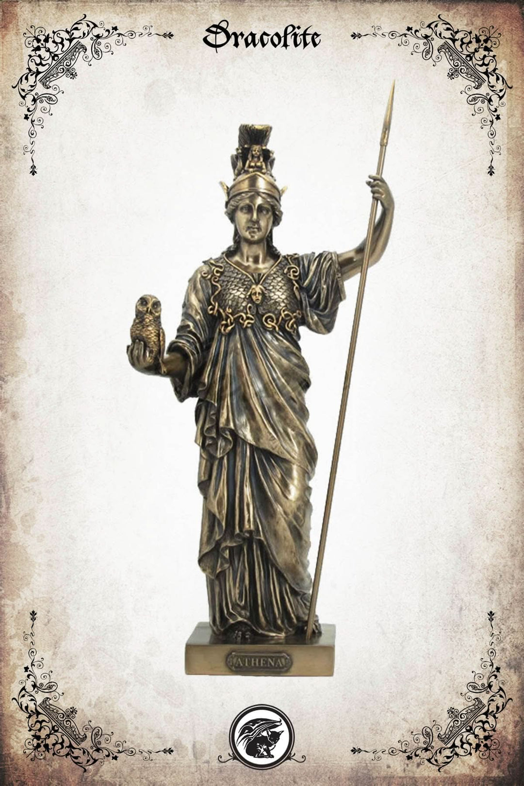 Figurine Athéna - Déesse de la Sagesse et de la Guerre