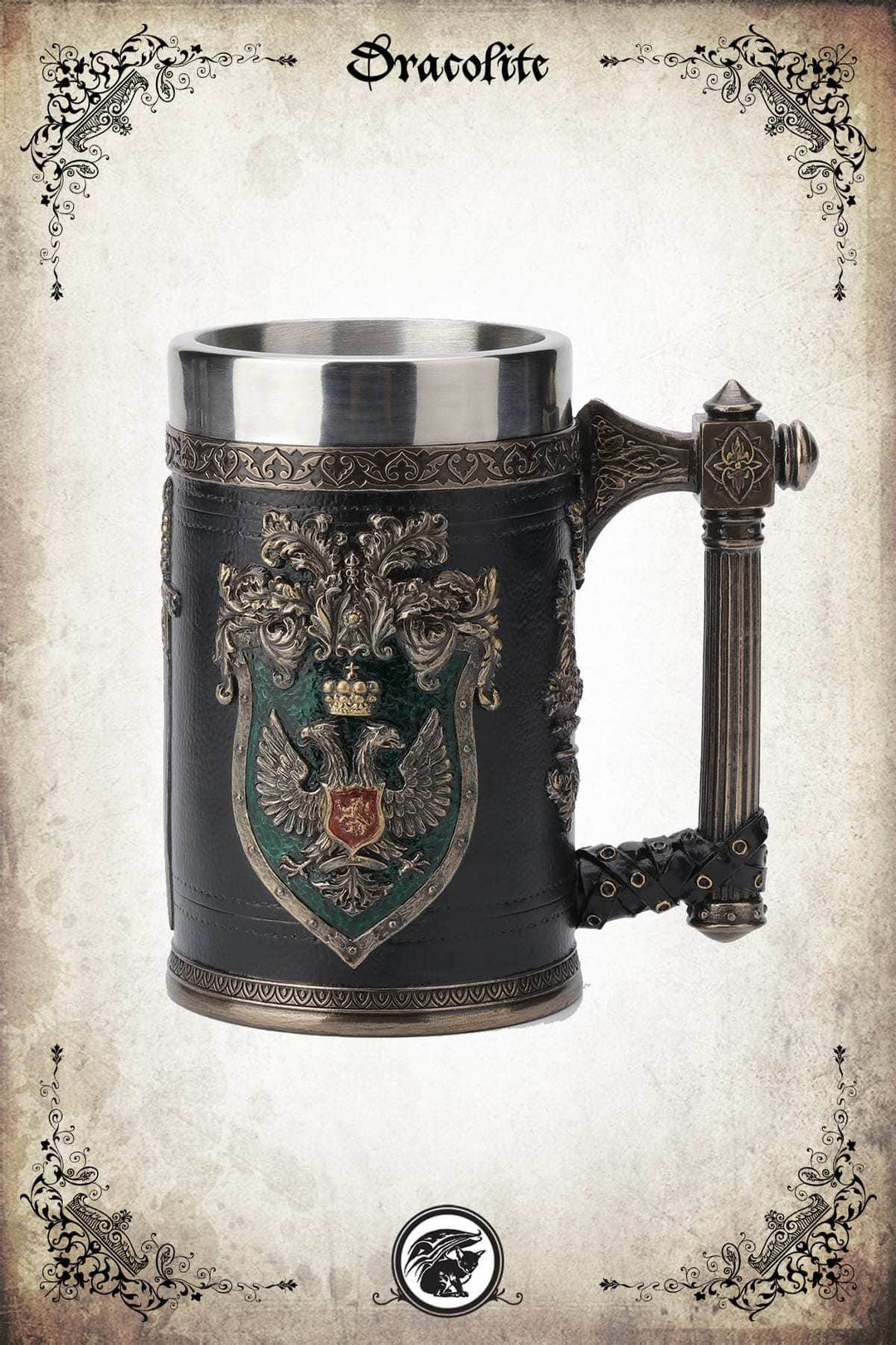 Double Headed Eagle Beer Mug