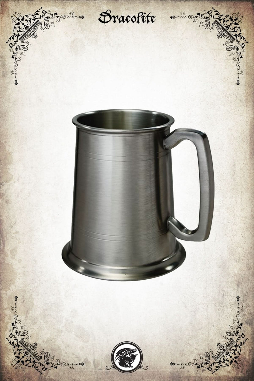 Antique Finish Pewter Tankard
