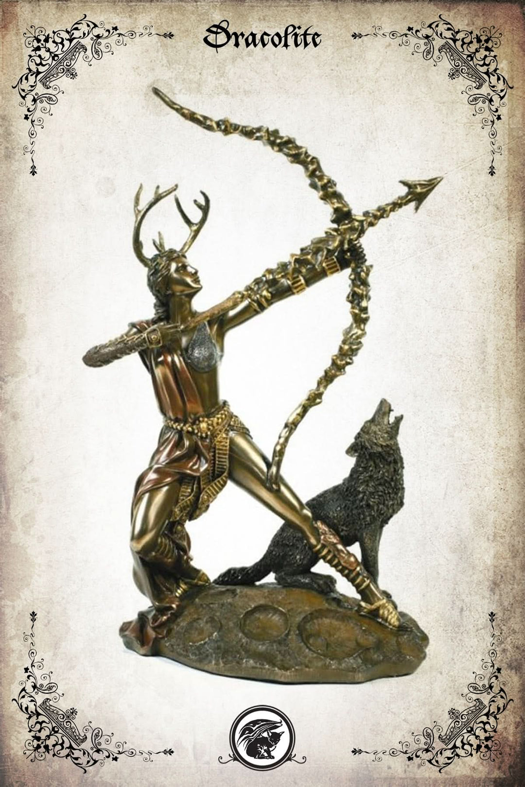 Artemis figurine bronze