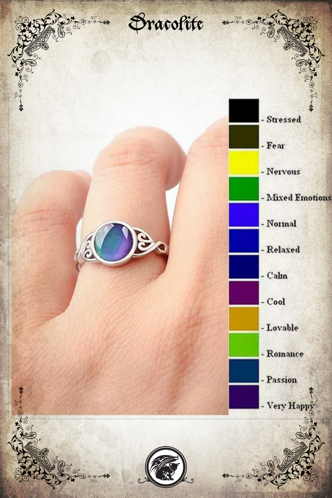 Elegant mood ring