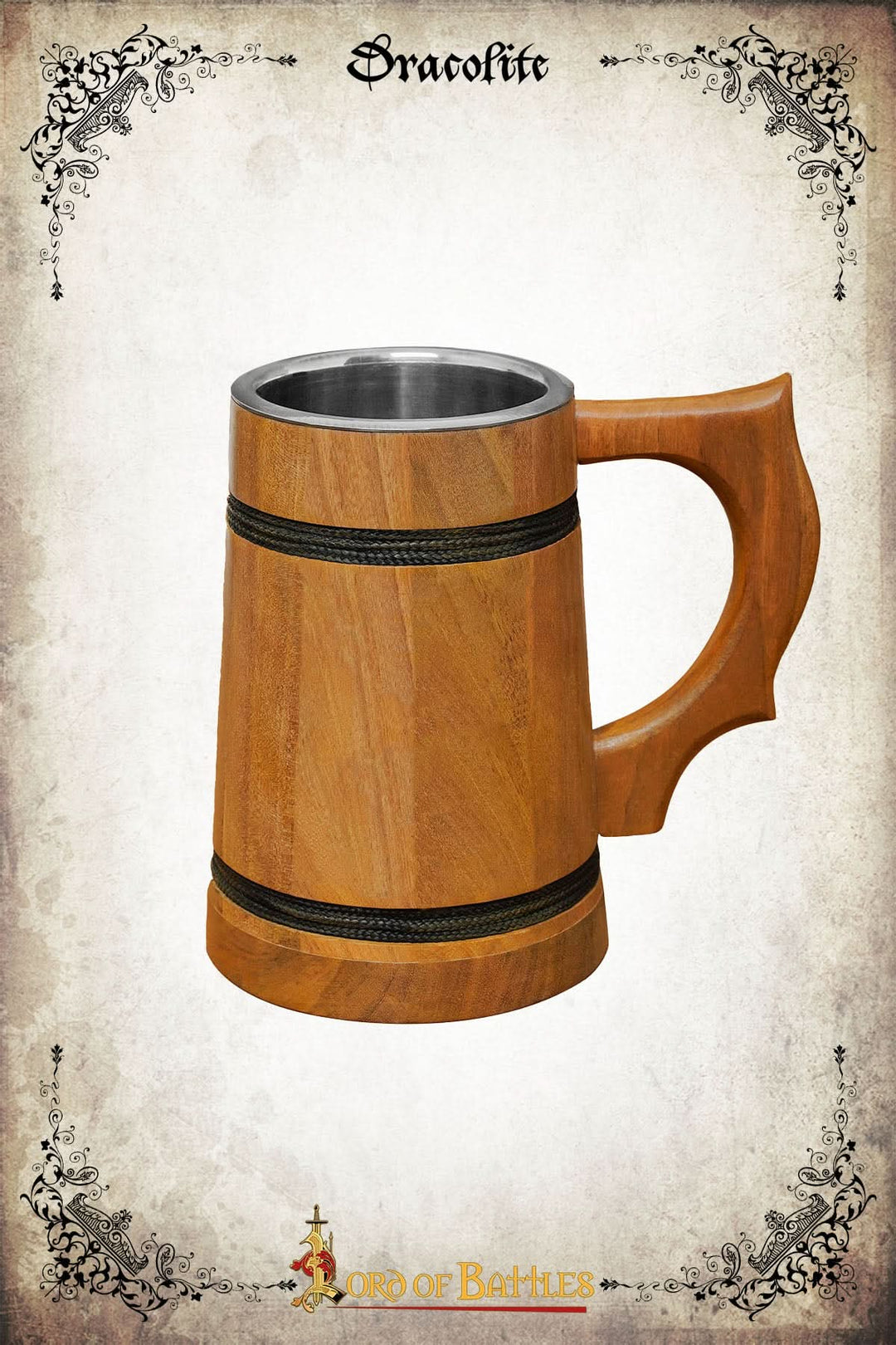 Wooden and Stainless Steel Mug