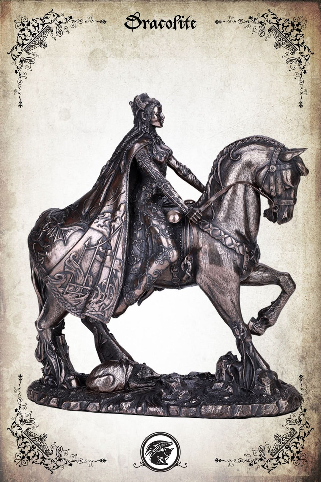 Déesse Rhiannon sur Cheval