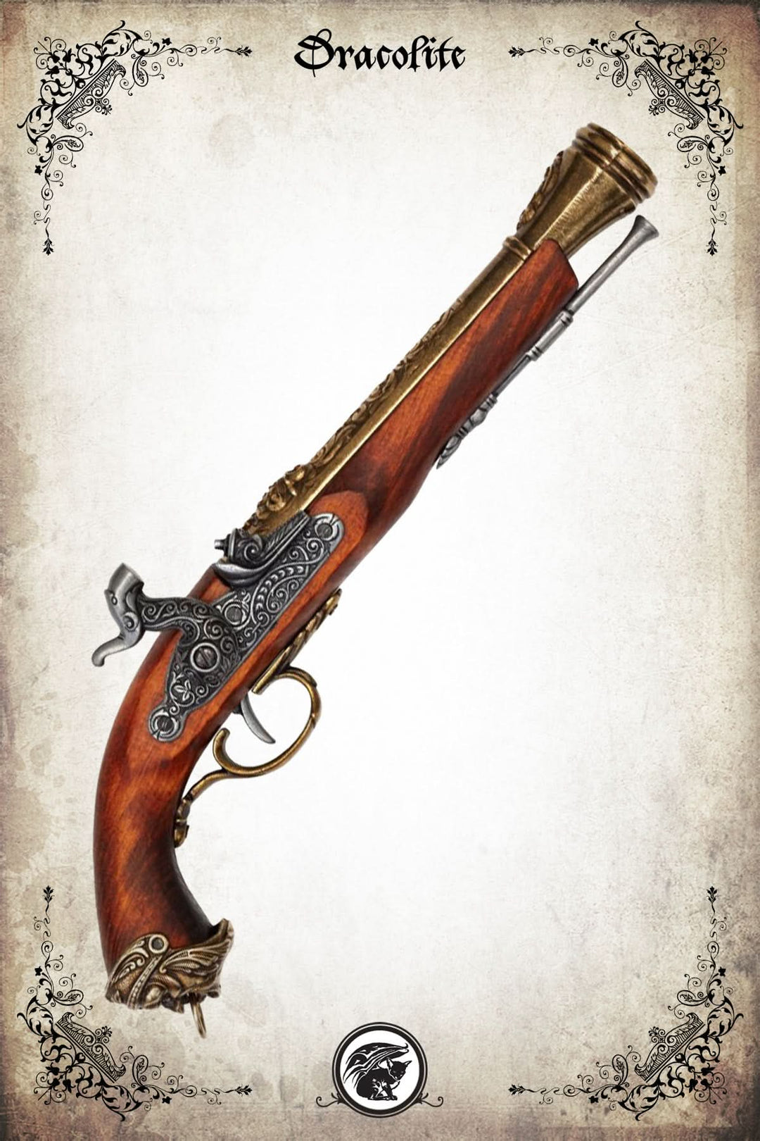 Pistolet Tromblon Italien (Bronze)