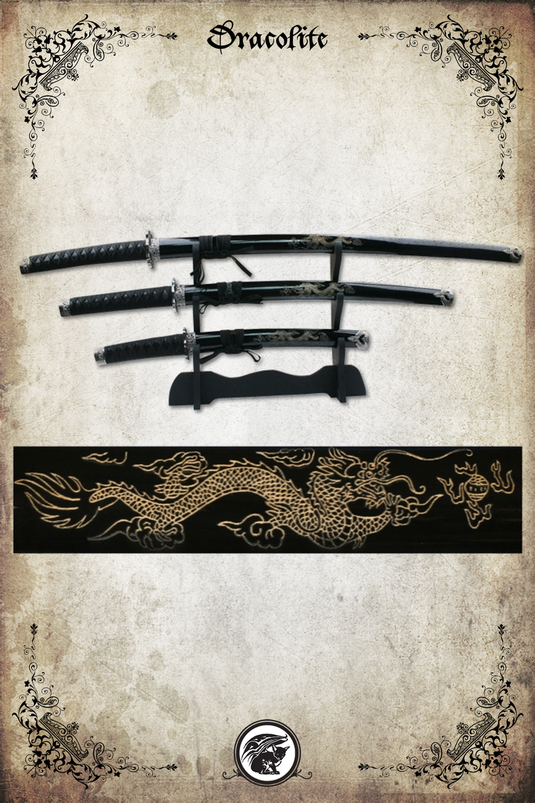 Ensemble 3 Katana Dragon