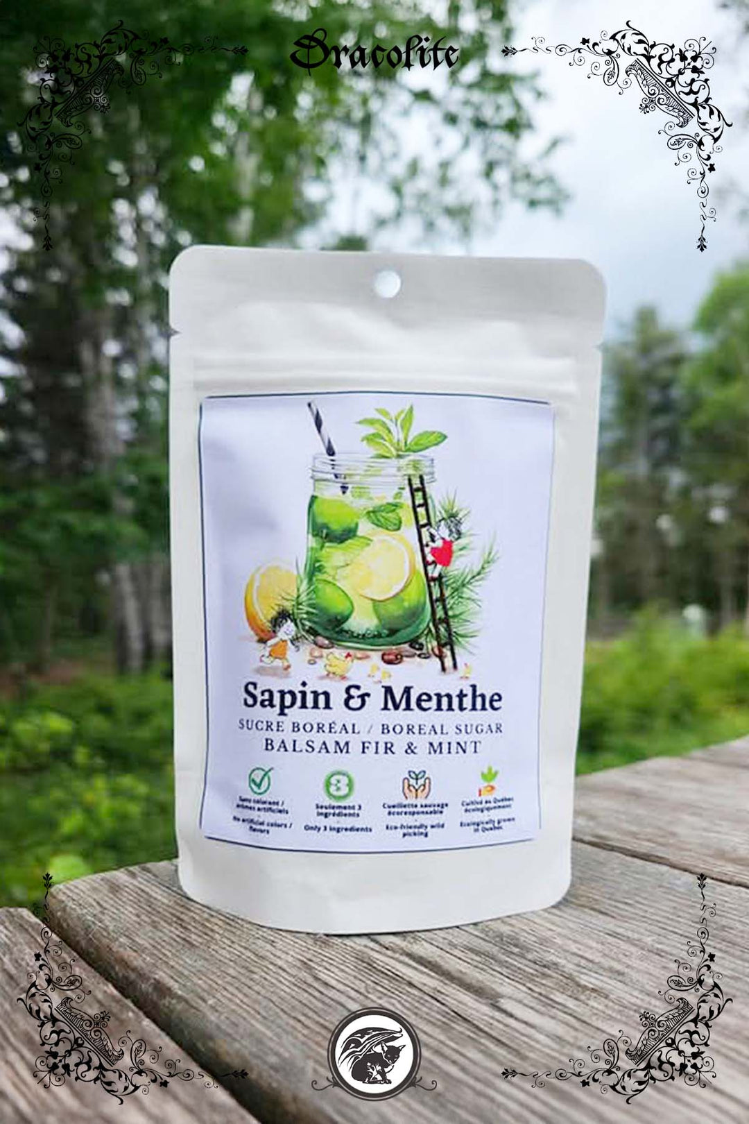 Sucre Aromatisé : Sapin & Menthe
