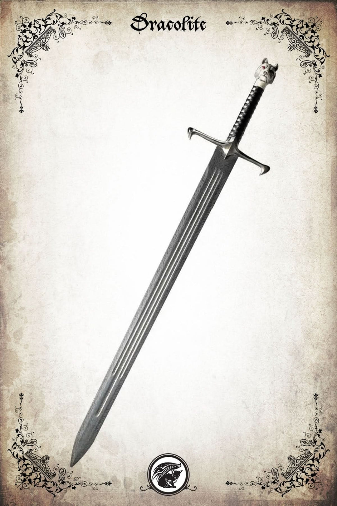 Épée Jon Snow Direwolf