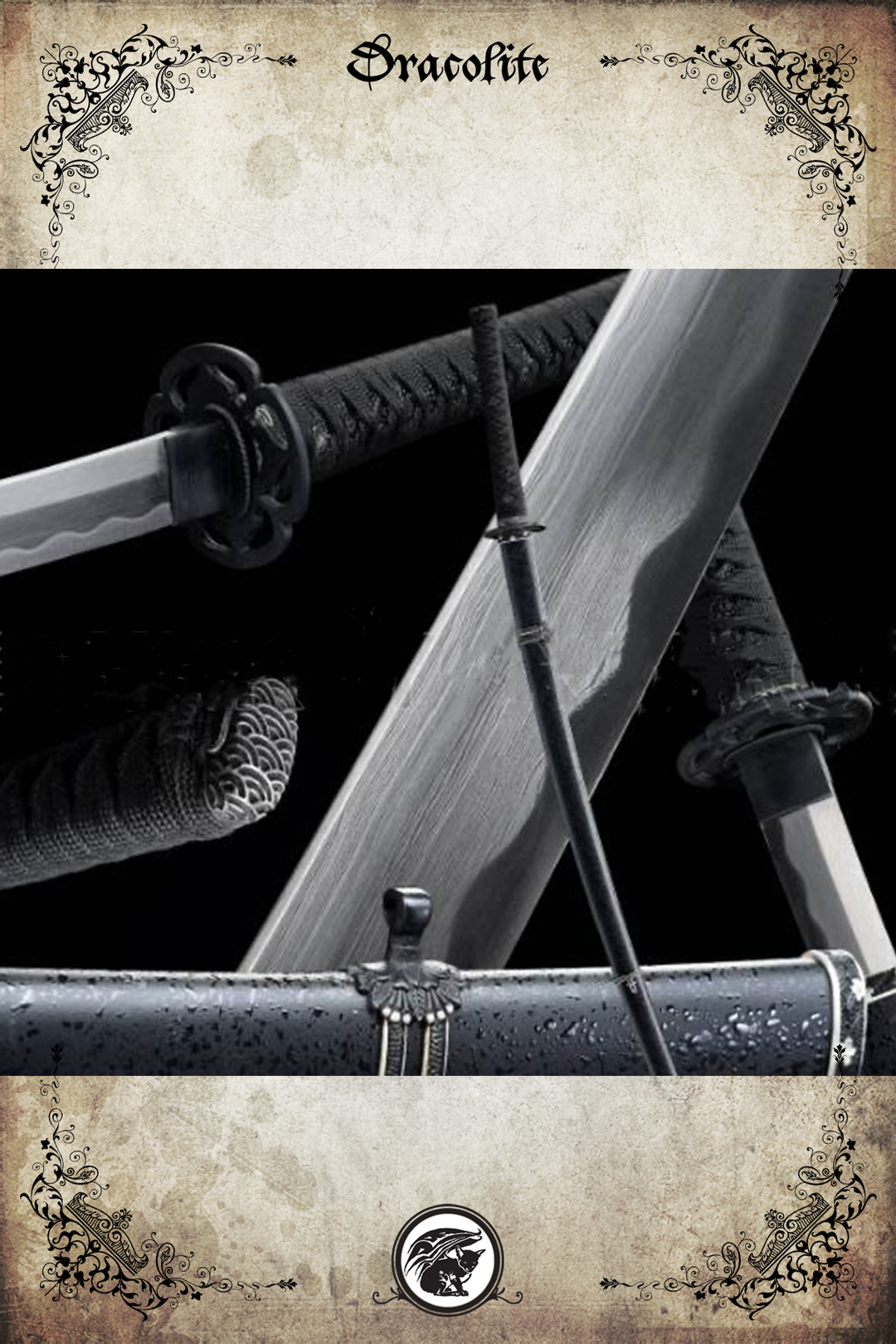 Katana Chevalier Noir