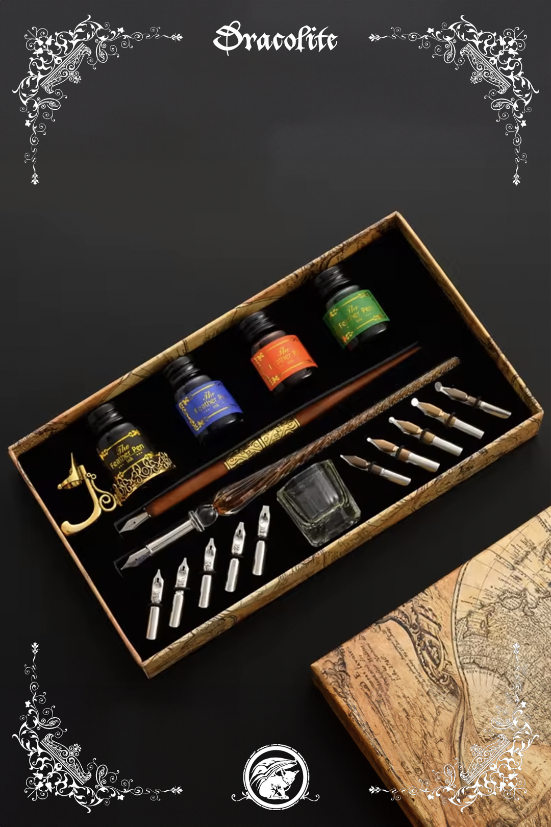 kit complet plumes et encres