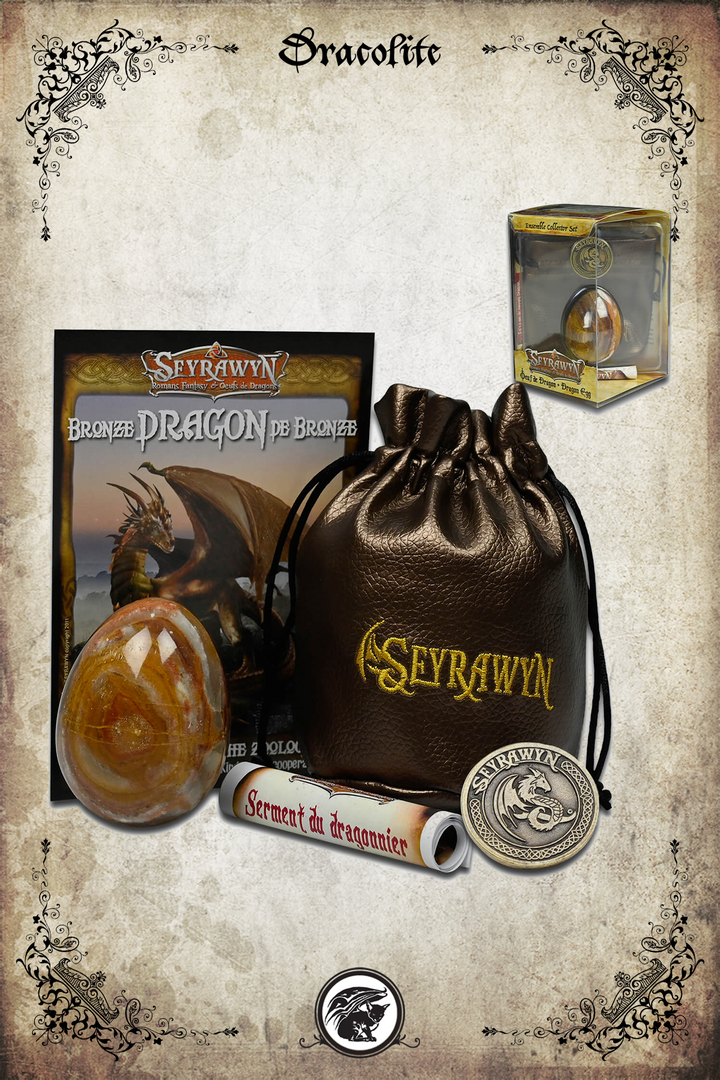 Ensemble Œuf de Dragon et Bourse + Pièce de Collection