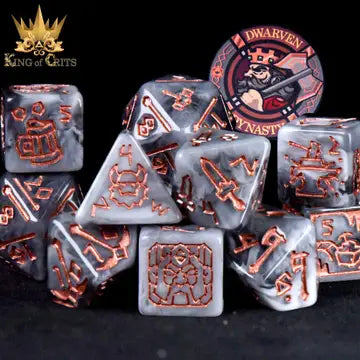 Set of 11 DND Dice