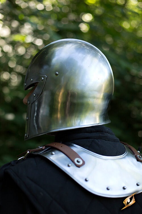 Barbute – Casque italien avec visière en Y pour GN ou reconstitution