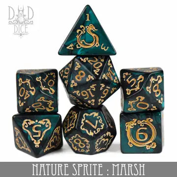 Set of 7 skull dice