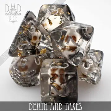 Set of 7 skull dice
