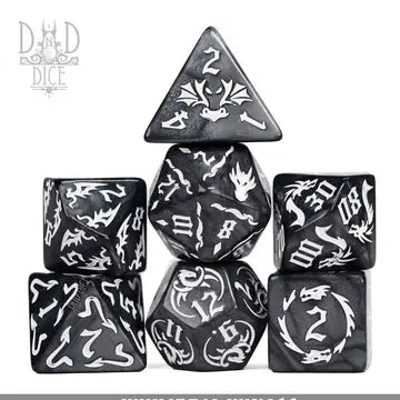 Set of 7 skull dice