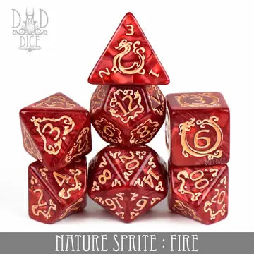 Set of 7 skull dice