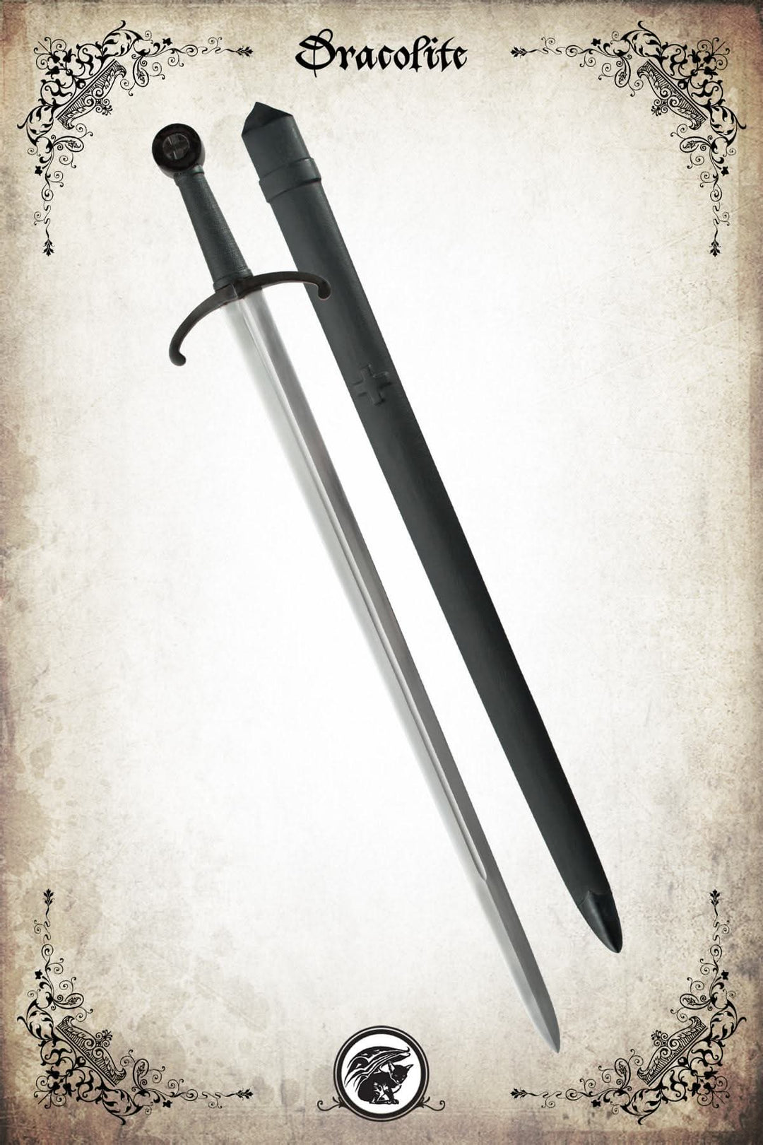 Brookhart Carbon Steel Hospitaller Sword