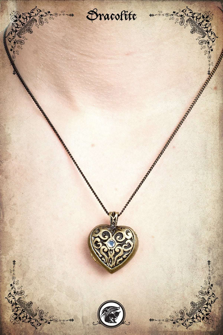 Pendentif Locket Cœur Celtique