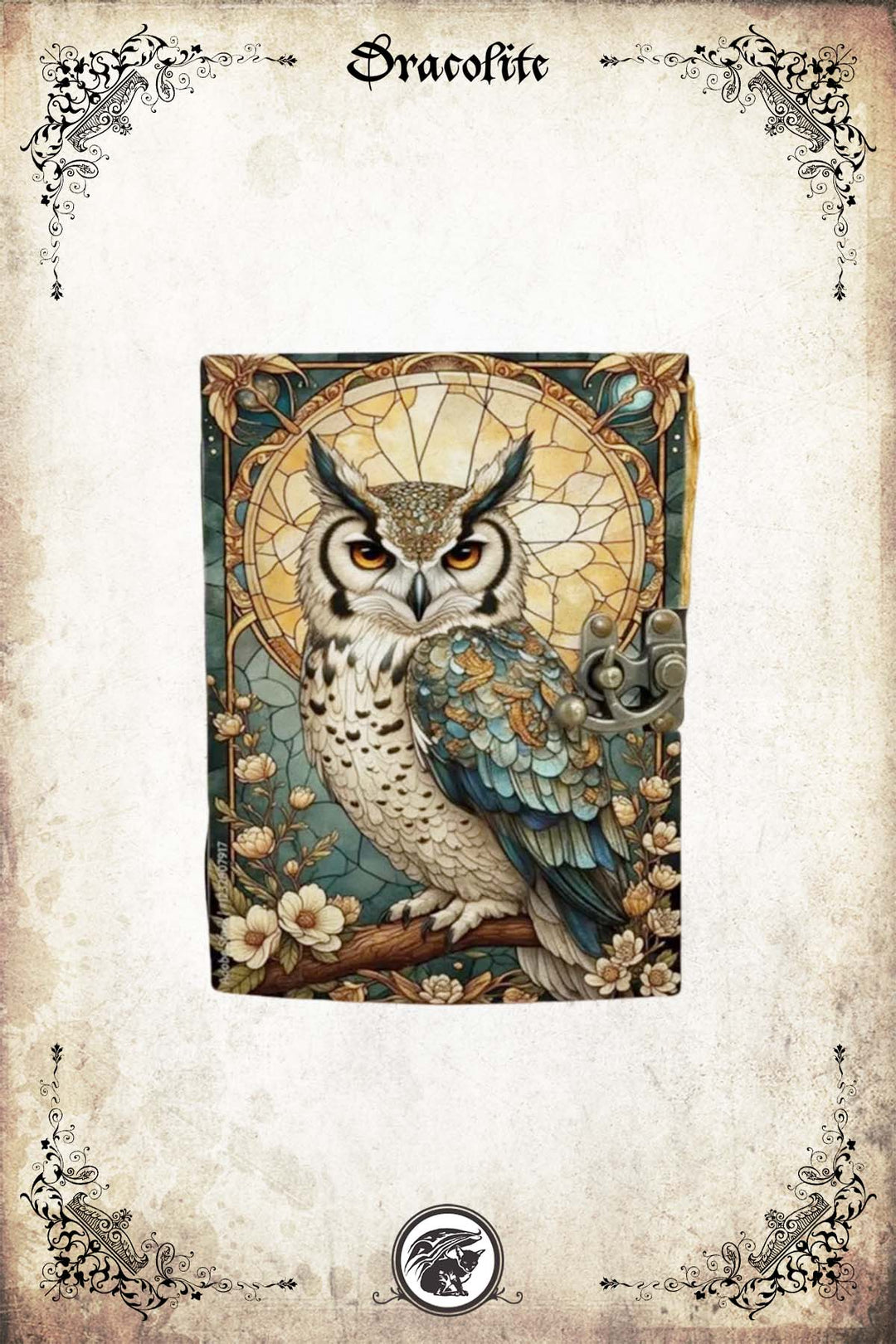 Journal en Cuir - Hibou