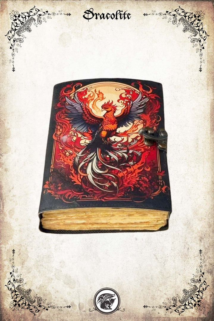 Journal en Cuir - Oiseau de Feu