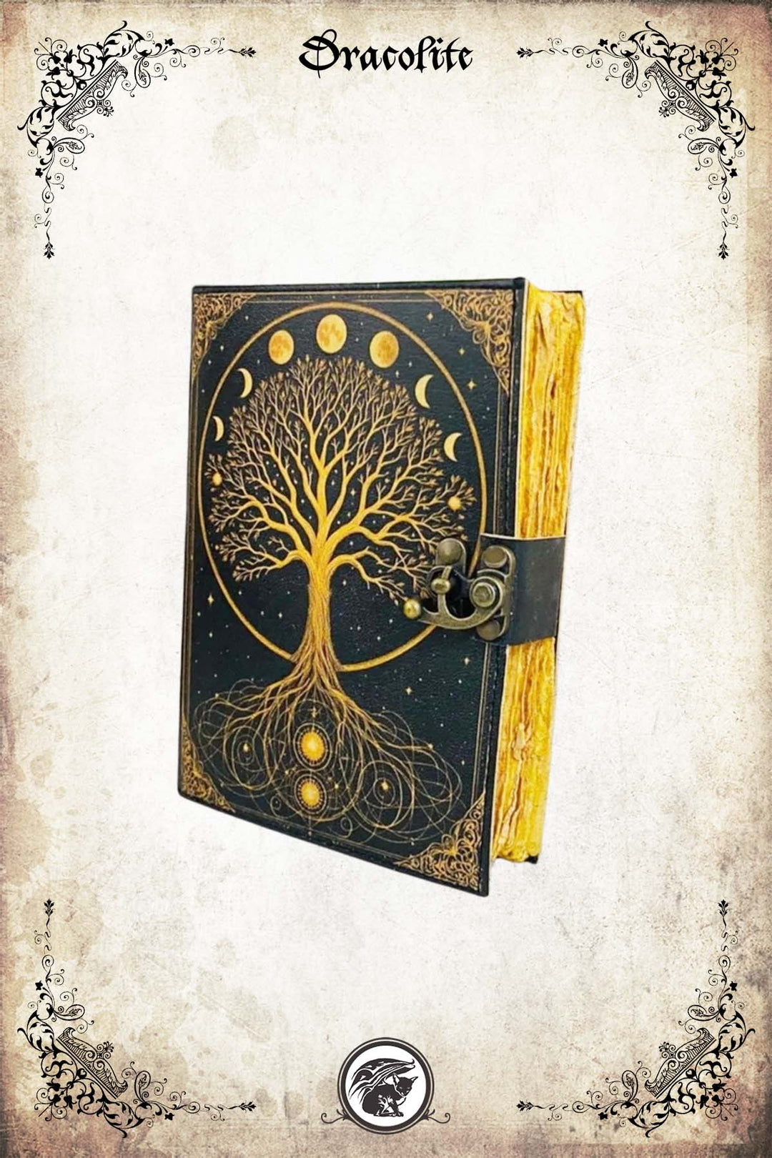 Journal en Cuir - Arbre Lunaire