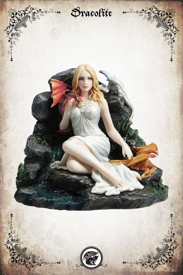 Maiden and the Dragonlins Figurine Statue