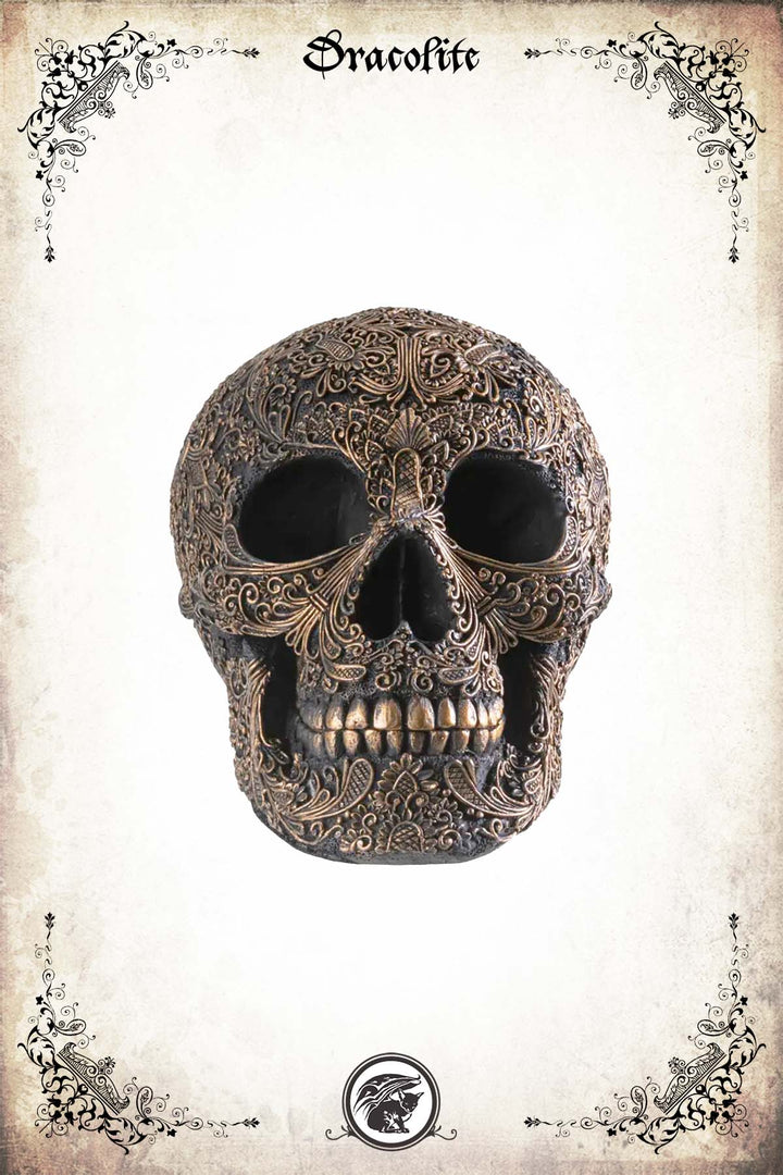 Crâne à motif victorien