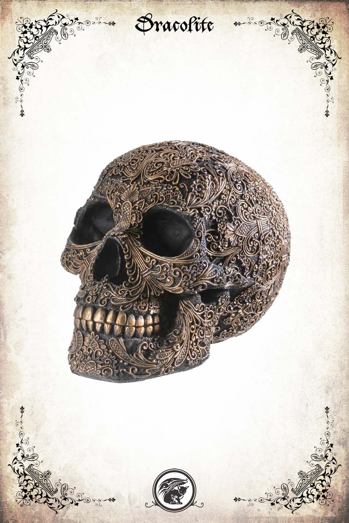 Crâne à motif victorien