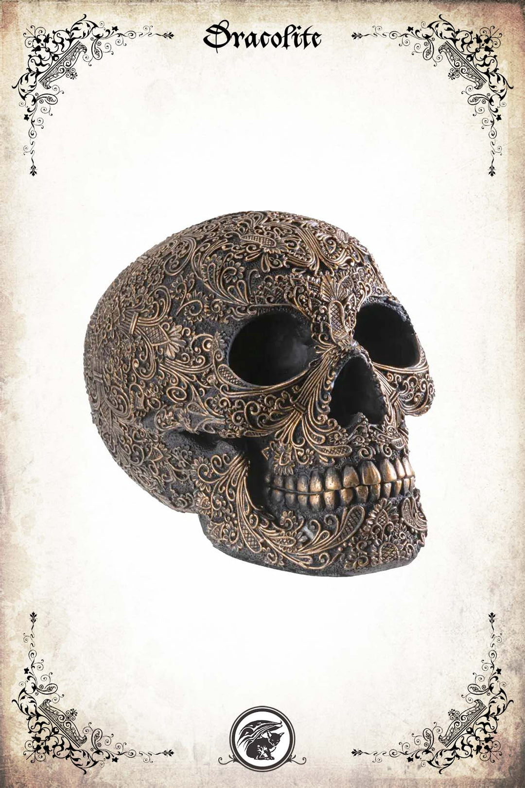 Crâne à motif victorien