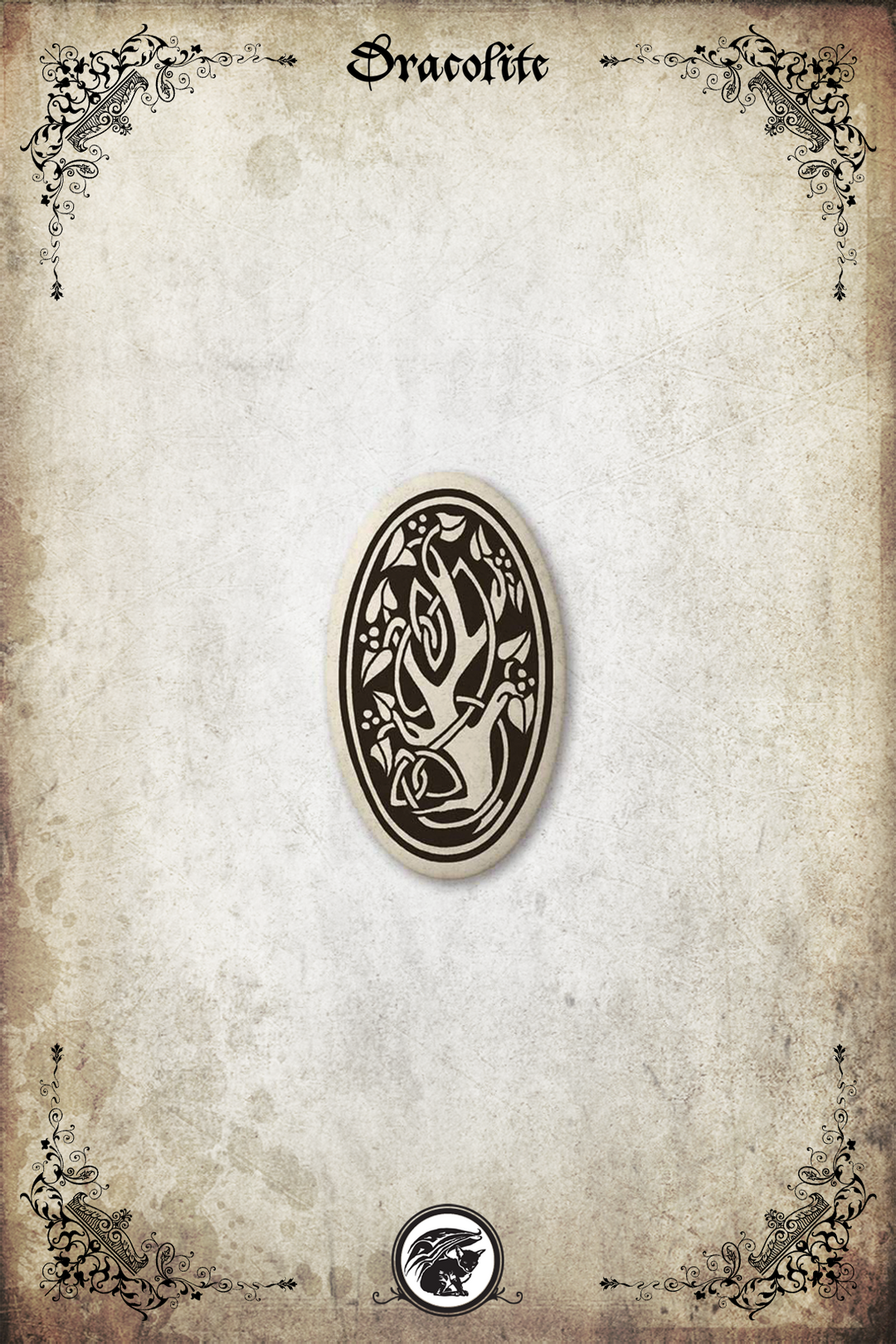 Pendentif Celtique - Arbre sacré (oval)