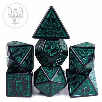 Set of 7 skull dice