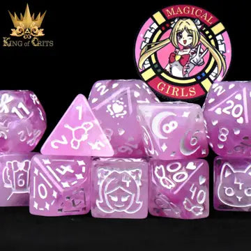 Set of 11 DND Dice