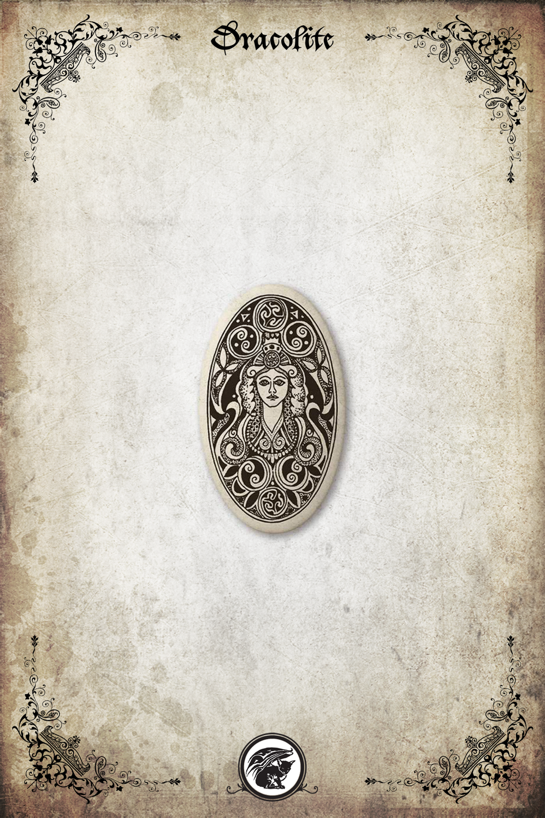 Pendentif Celtique - Briganita (oval)