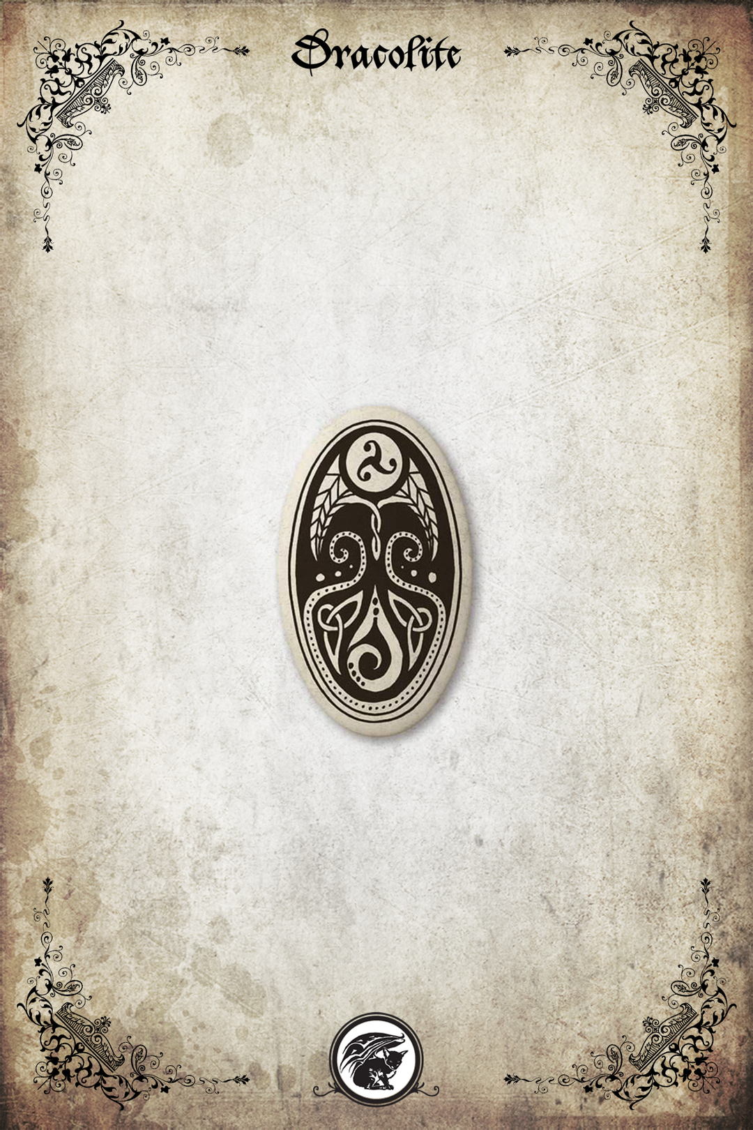 Pendentif Celtique - Cerridwen (oval)