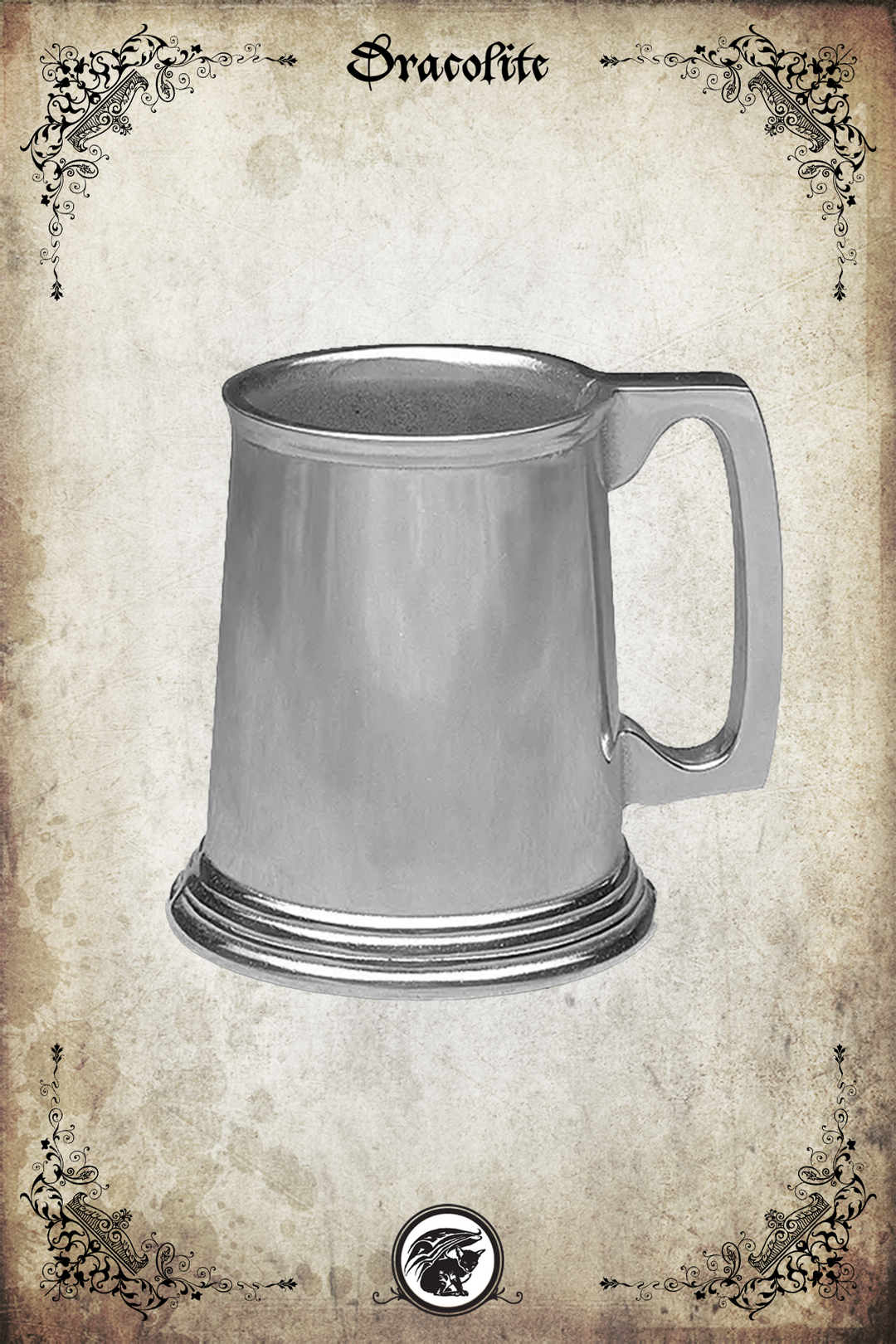 Medieval metal tankard