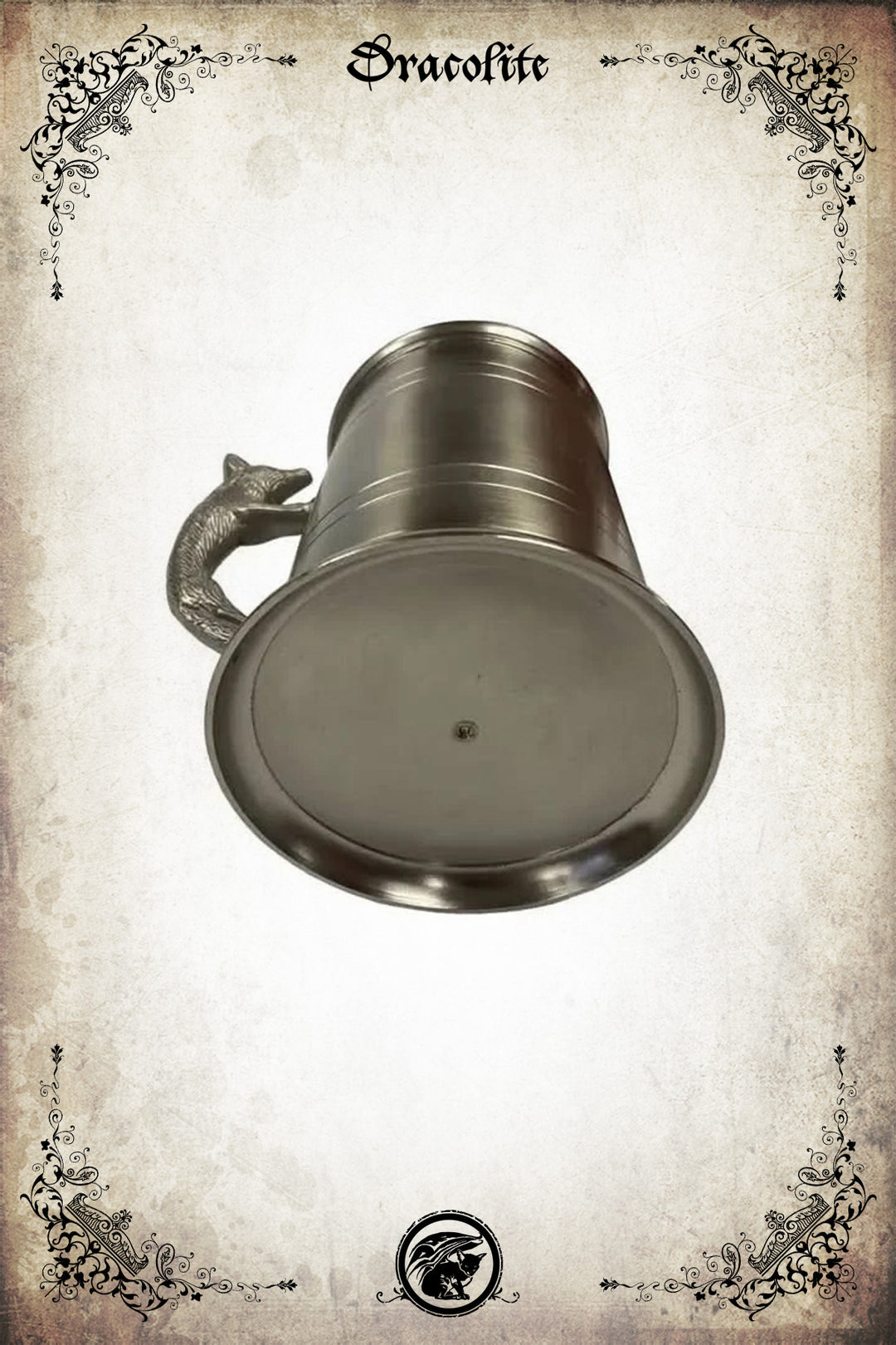 Chope renard – chope métallique avec anse sculptée