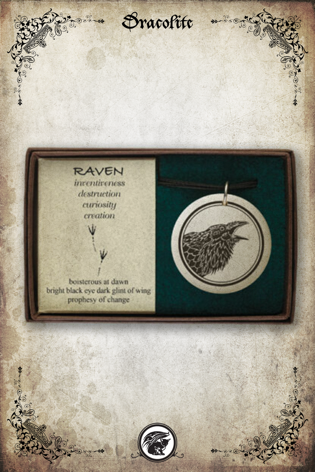 Animal Pendant - Raven 2