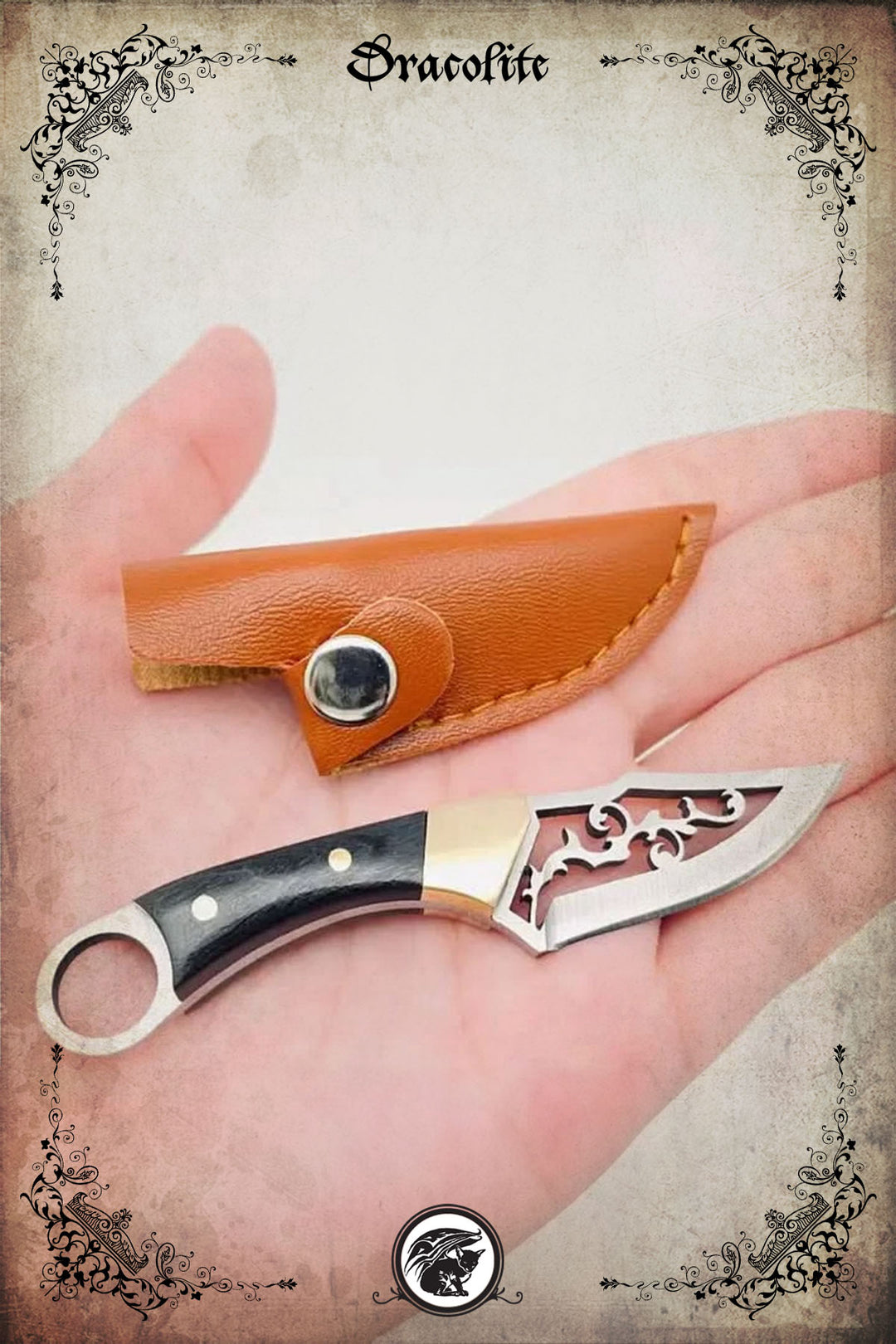 Hollow blade knife