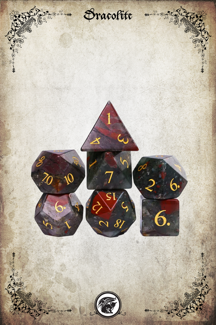 Bloodstone Dice Set