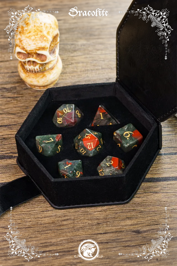 Bloodstone Dice Set