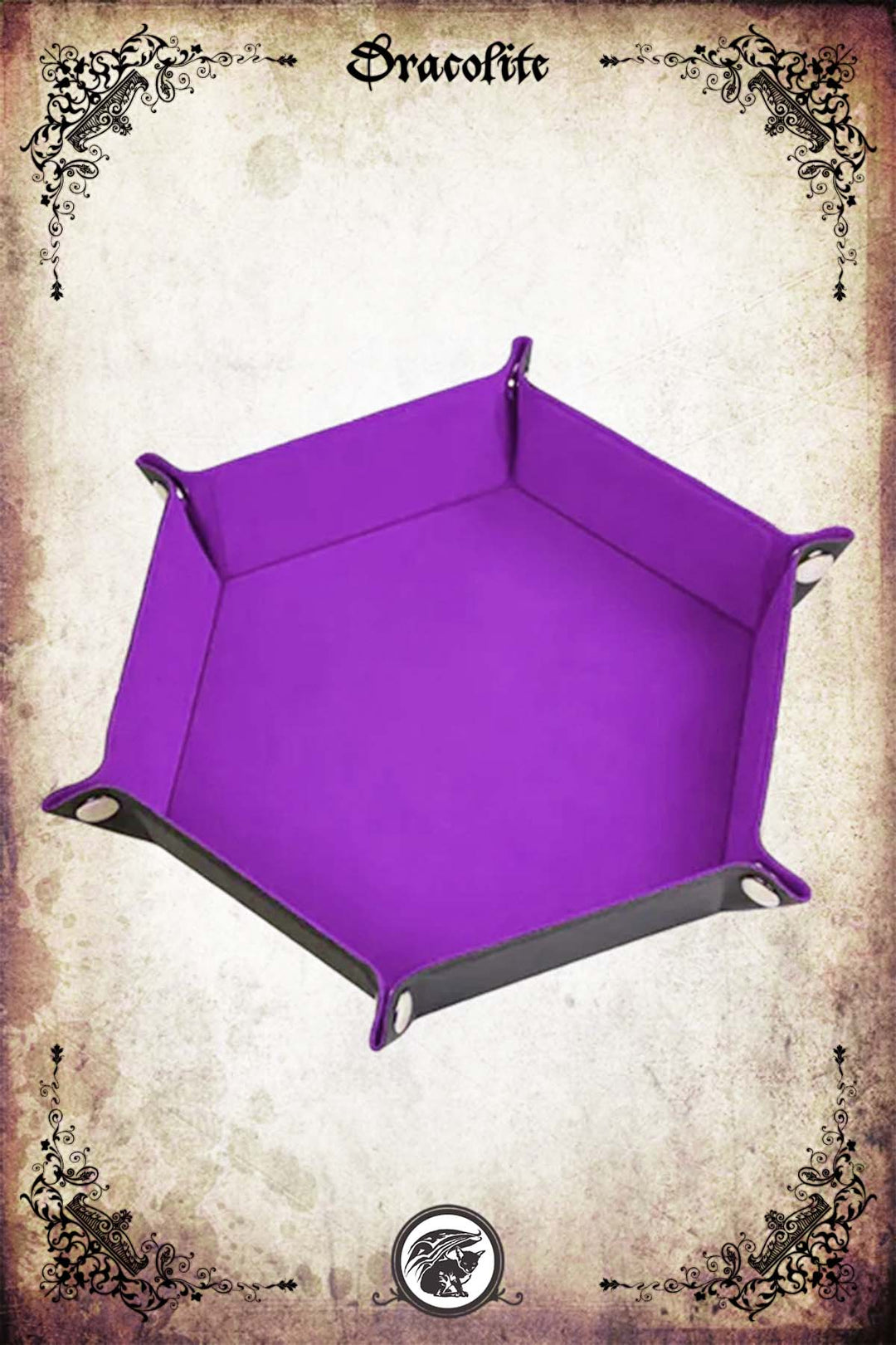 Plateau hexagone pour dés