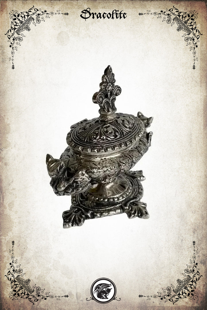 Antique Dragon Inkwell