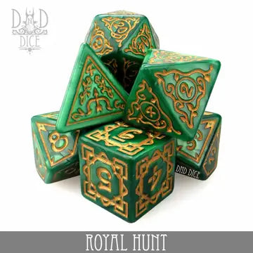Set of 7 skull dice