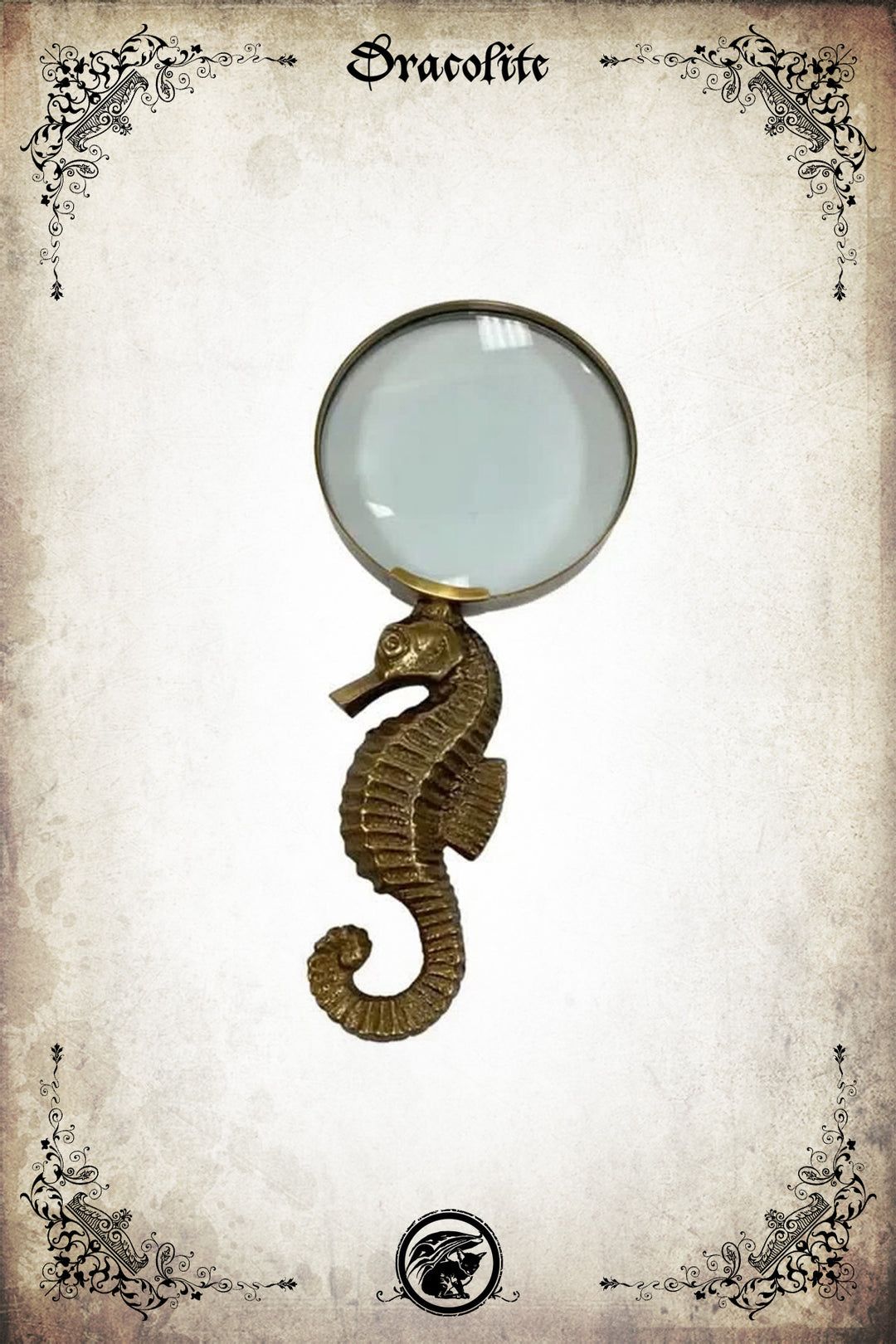 Seahorse magnifying glass