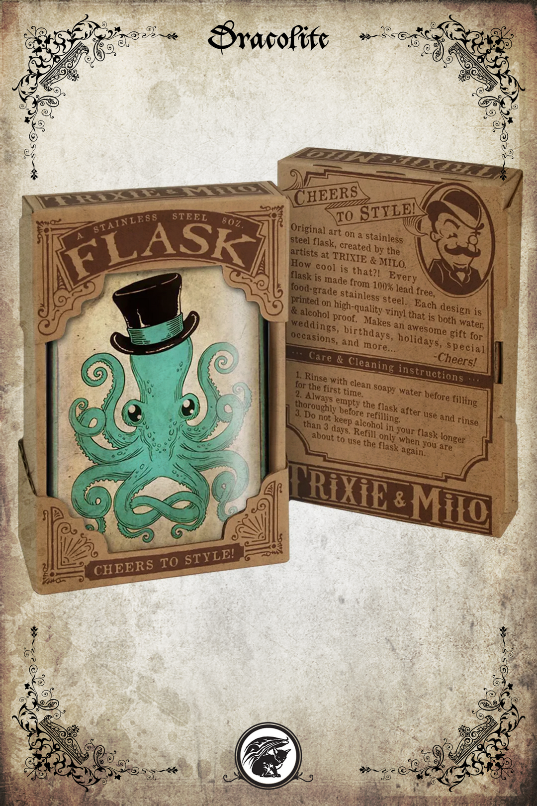 Flask - Gentleman Octopus