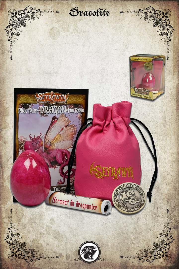 Dragon Egg and Pouch Set + Collectible Coin