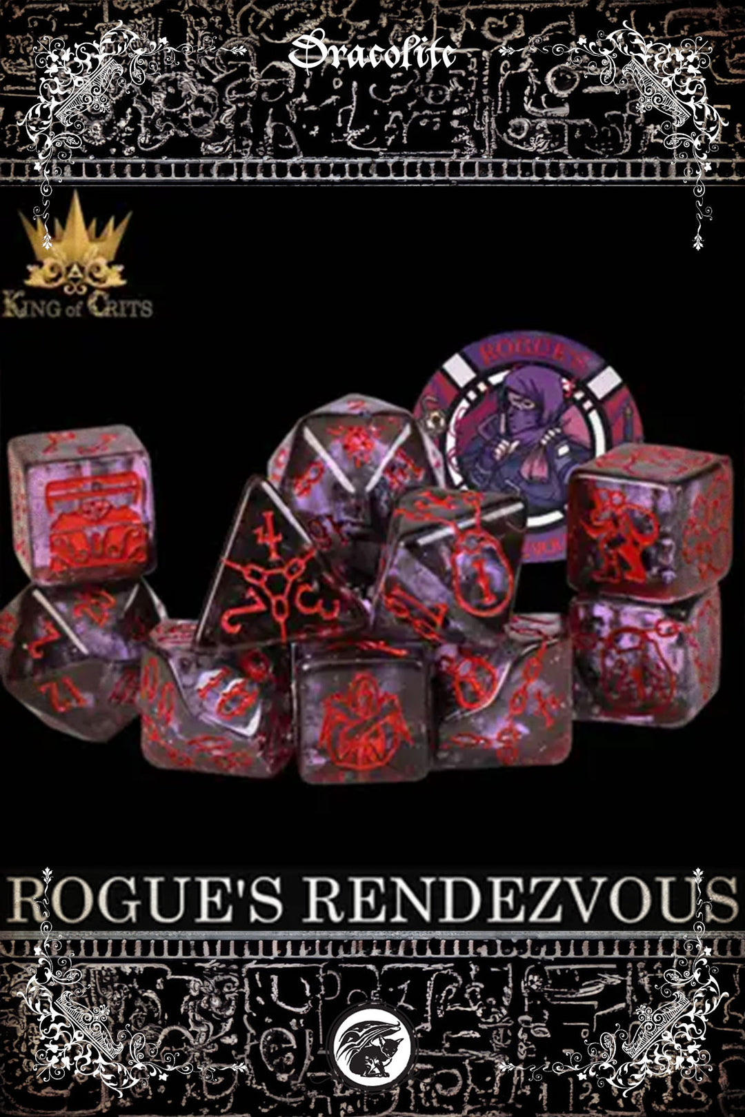 Ensemble de 11 Dés DND