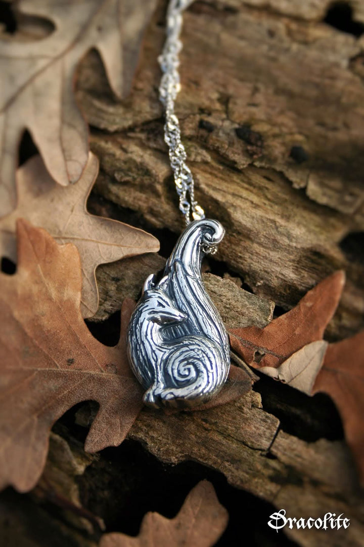 Sterling Silver Magic Fox Pendant